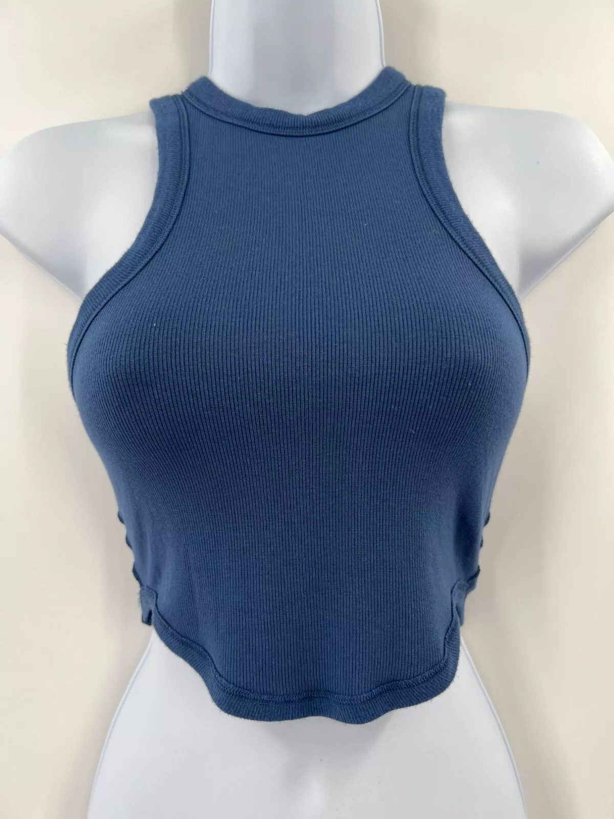 lululemon ribbed modal blend cropped tank-top