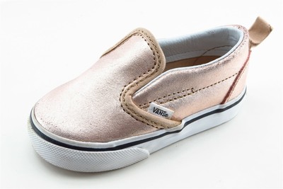 girls rose gold vans