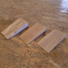 250 Stück Holzkeile Fensterkeile Montagekeile 80x 40x 10/25 mm Türkeile
