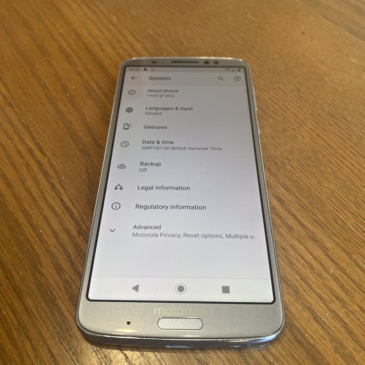 Motorola Moto G6 Plus (64GB, 4GB) XT1926-6 - 5.9' Single Sim