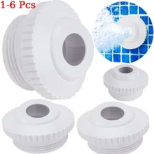 1-6Pcs Universal Swimming Pool Jet Nozzle Pool Spout Fitting Spa 180° Return USA