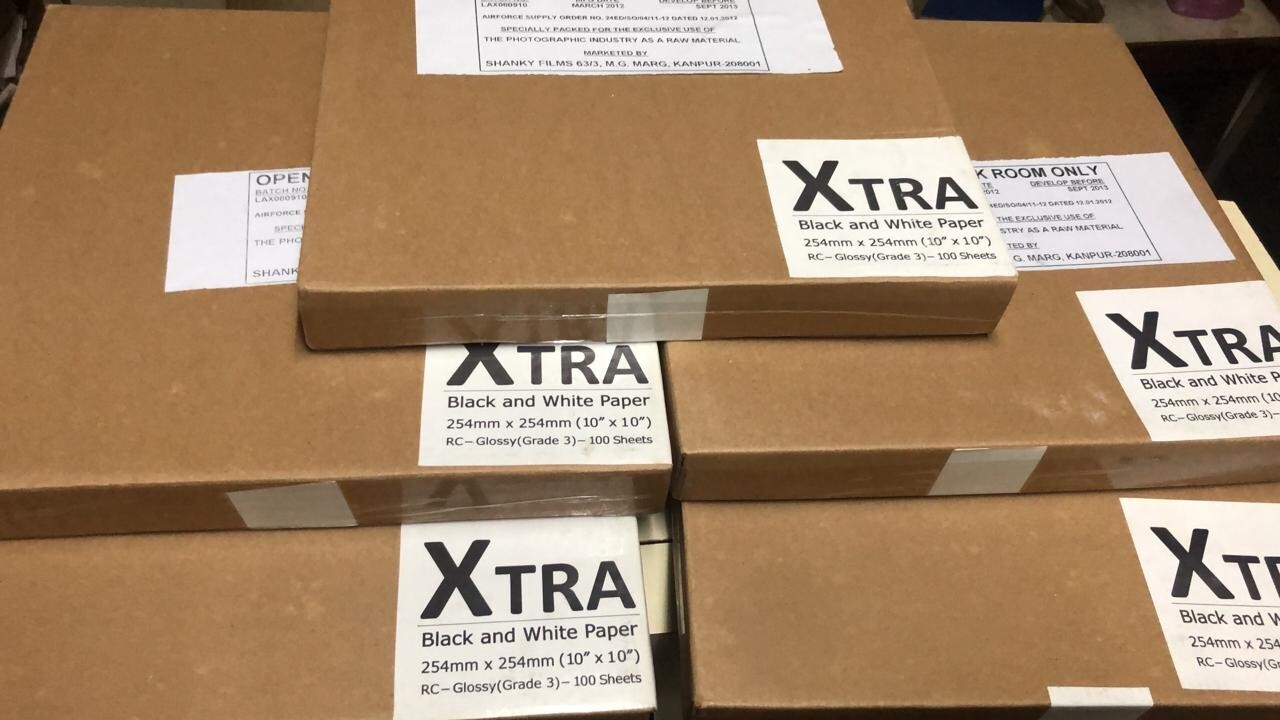 5 Pack XTRA Black & White Photo Paper RC Glossy, High Quality Photo