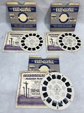 Set of three vintage View-Master reels Passion Play Germany 1951 5S4