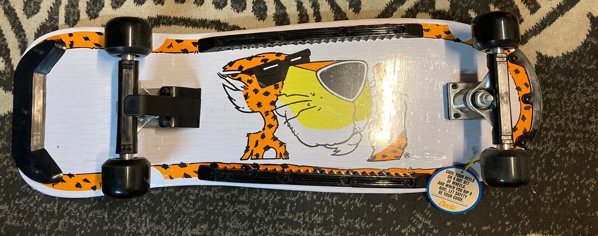 Chester Cheetah Skateboard RARE Vintage 1988 New In Plastic