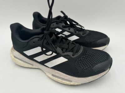 ADIDAS MENS SOLAR GLIDE 5 RUNNING SHOE SNEAKERS BLACK WHITE SIZE 7.5