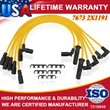 Set of 7 Spark Plug Wires For Chevy Olds Express Van SaVana S10 Pickup Chevrolet