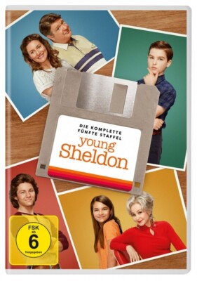 YOUNG SHELDON: STAFFEL 5 - IAIN ARMITAGE,ZOE PERRY,LANCE BARBER  2 DVD NEU
