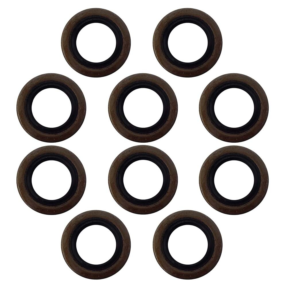 (10) TRAILER HUB GREASE SEALS Double Lip 1.249