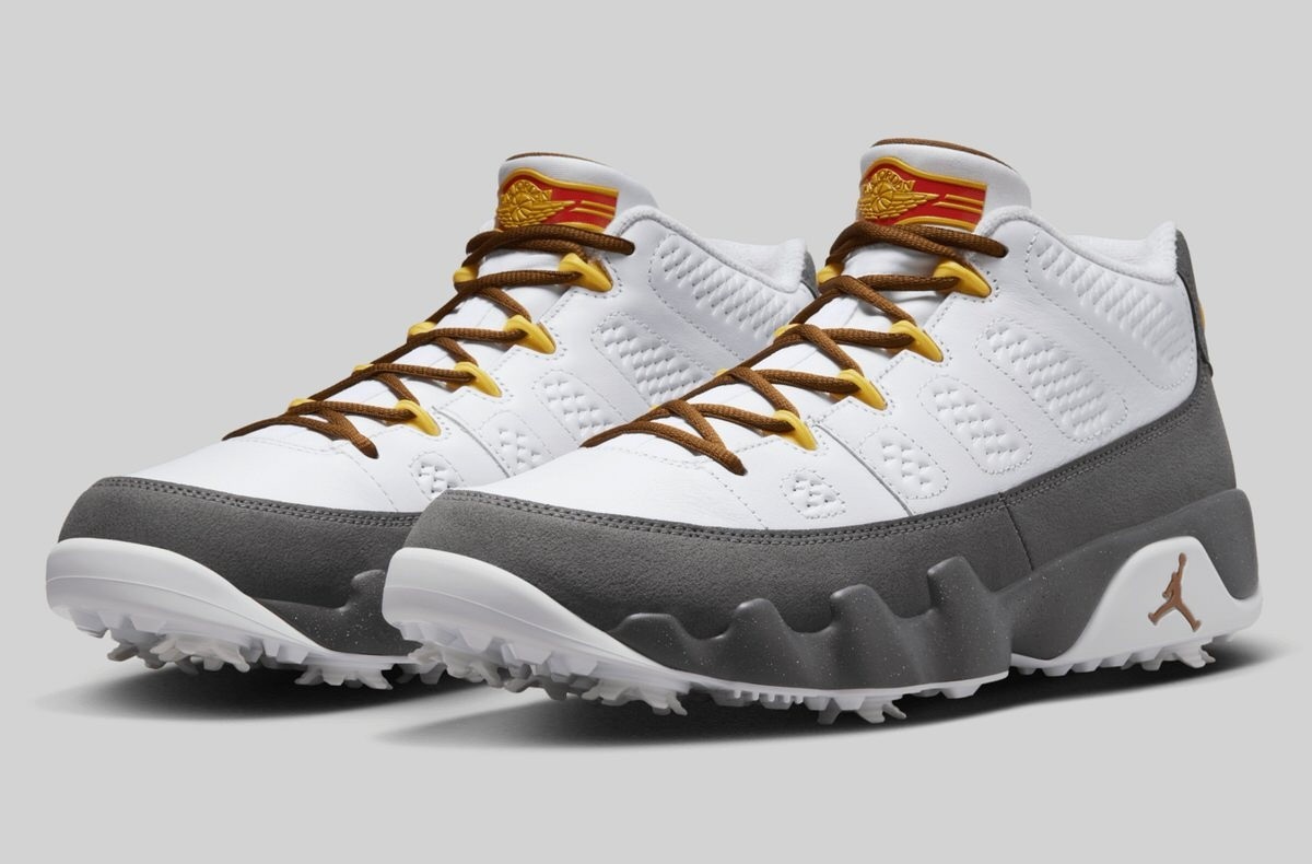 新品 AIR JORDAN 9 GOLF NRG U24 27cm NEW MENS NIKE AIR JORDAN 9 G NRG U24 RETRO GOLF FN6931-100 WHITE