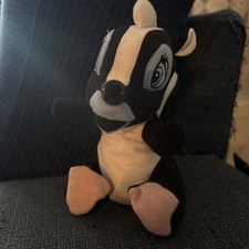 Disney Bambi Store Flower Skunk Plush Beanbag Stuffed Animal Toy