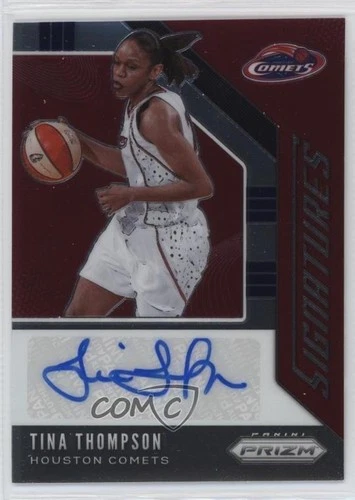 2020 Panini Prizm WNBA Signatures Tina Thompson #SG-TTM Auto HOF