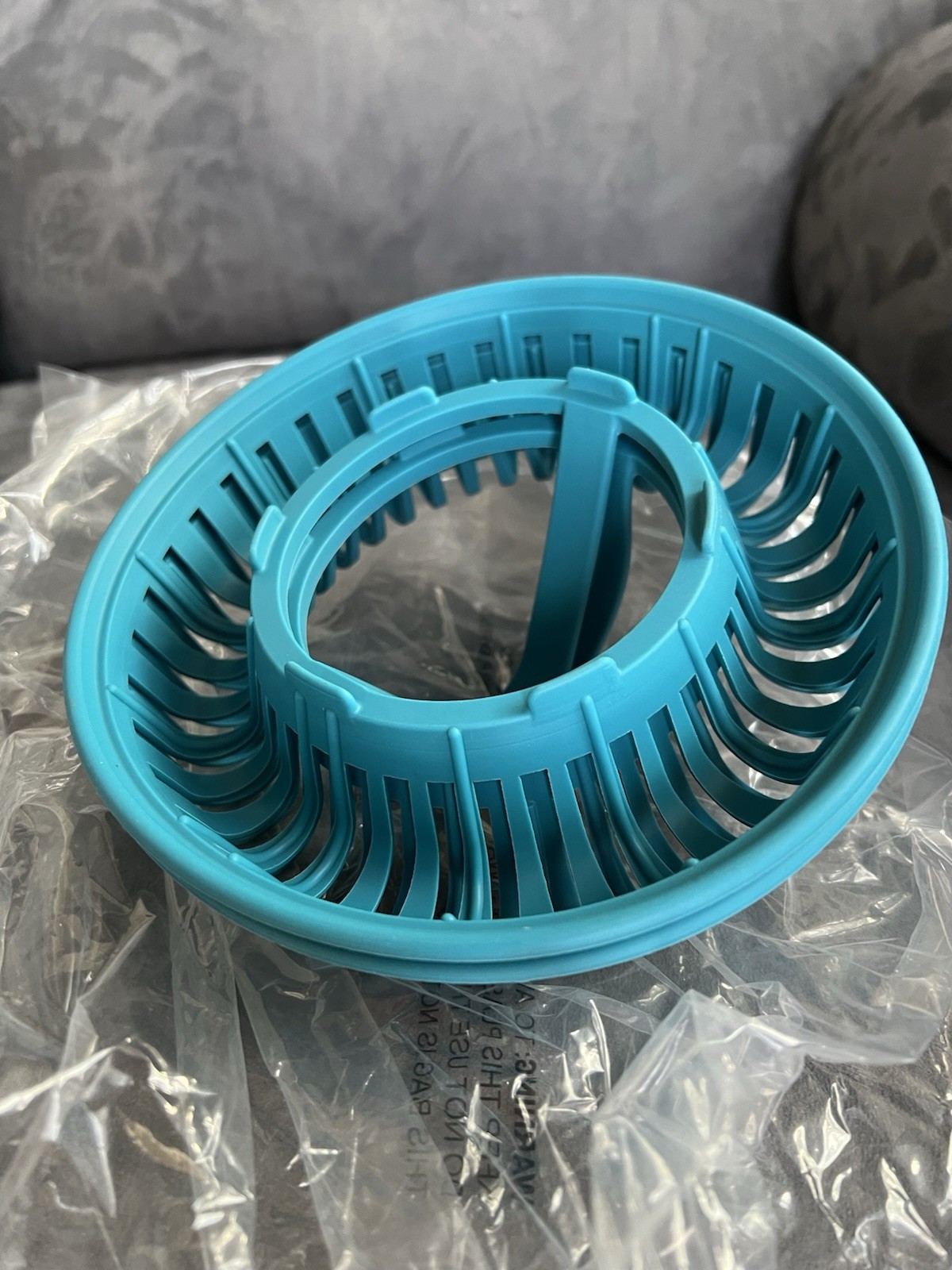 Microwave Friendly Potato Chips Maker Set (2) Brand New in Original Package Teal