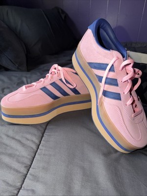 JS3926 adidas Originals Gazelle Stack Glow Pink/Victory Blue/ ( Women's )