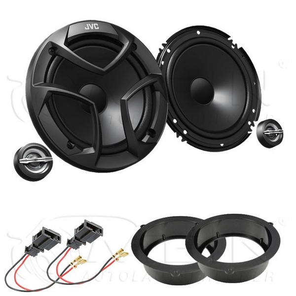 Jvc Lautsprecher FüR Audi Q3 2011-2018 Hinten TüR Heck 2-Wege Kompo 300W #CB92-image