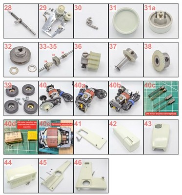 HUSQVARNA VIKING Model 6030 Sewing Machine Original Parts 6000