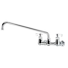 Krowne 14816L 8 in Heavy Duty Wall Mount Faucet w/ 16 in Spout