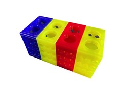 GENESEE SCI 4-Way Flipper Microtube Rack 0.5ml to 50ml Numbered 27217 (4/cs)