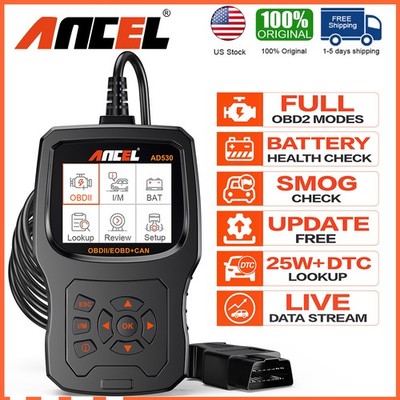 ANCEL AD530 OBD2 EOBD Scanner Check Engine Battery Code Reader Diagnostic Tool