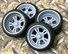 124 Scale 2120 Inch Amer Racing Vf480 Wheels With Wide Rear Street Tires