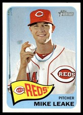 Mike Leake 2014 Topps Heritage #128 Cincinnati Reds 27082 Baseball Card