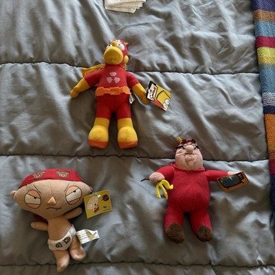 The Simpsons & Family Guy Stewie Griffin Homer Simpson Plush Toy Lot Multicolor