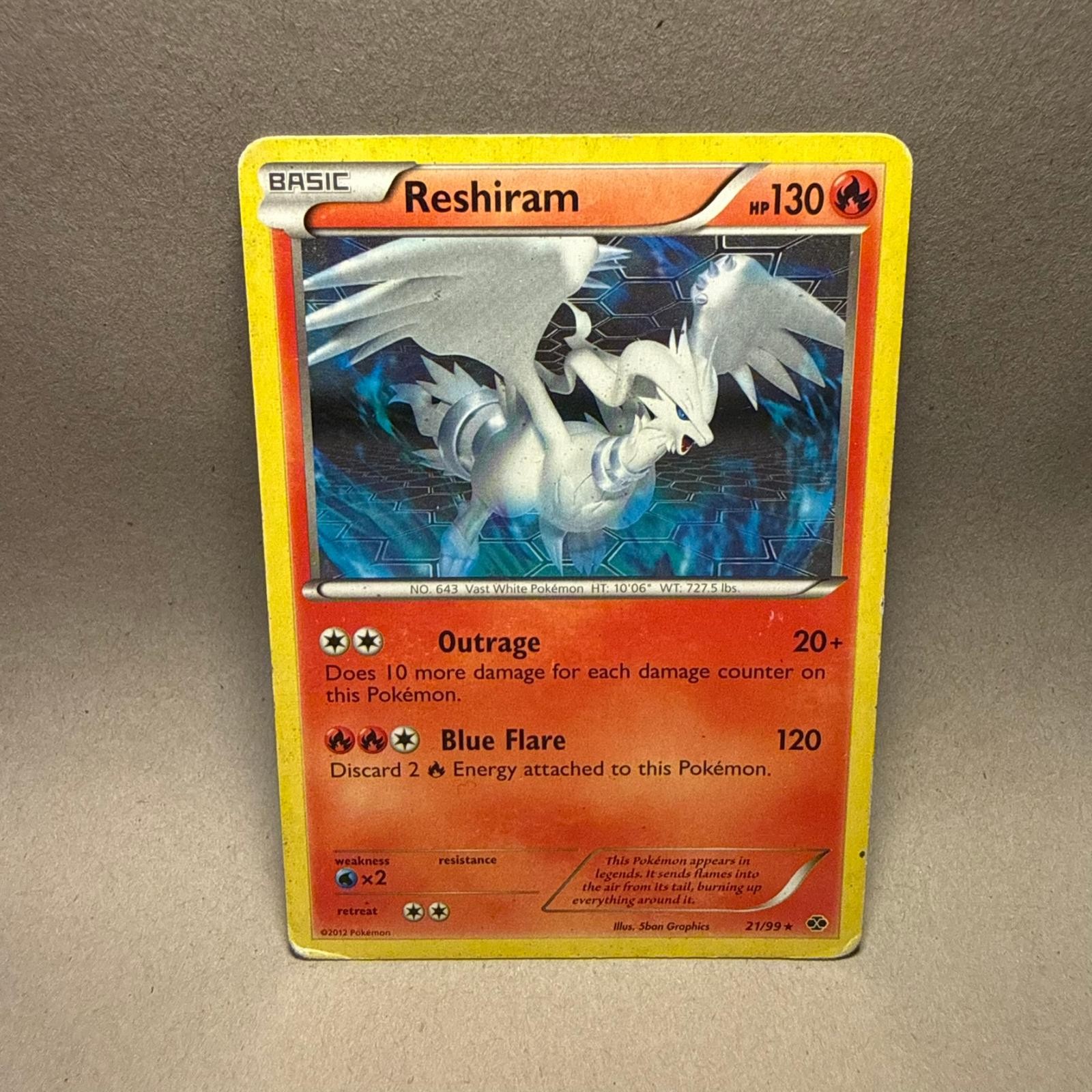 RESHIRAM 21/99 NEXT DESTINIES RARE LP