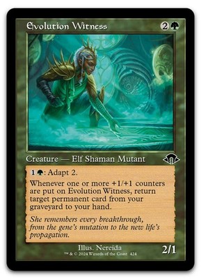 Evolution Witness (Retro Frame) #424 (NM) Modern Horizons 3 MH3 Magic MTG