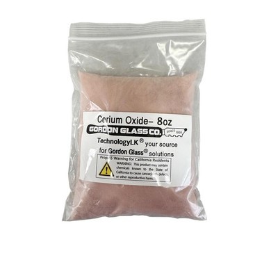 Gordon Glass  Cerium Oxide High Grade Polishing Powder - 8 Oz