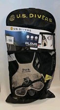 U.S. Divers Playa NEW Adult Snorkel Sm/Med Snorkel Mask Fins Mesh Bag NEW