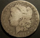 1884 Morgan Dollar - Circulated