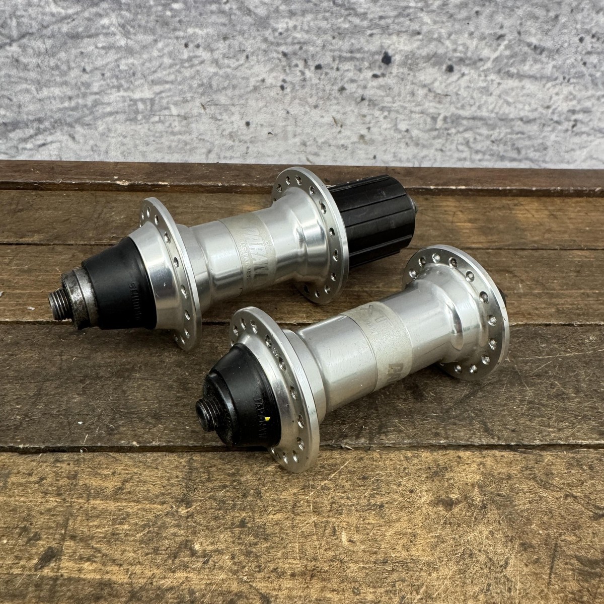 Vintage Shimano Deore XT M737 Parallax Hub Set 32H 90s MTB Brake