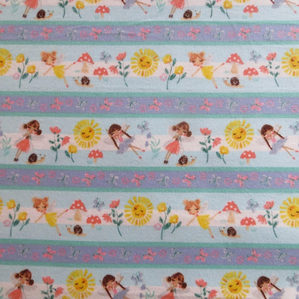 Por yarda, rayas Pixie, franela de algodón, $3.99 ¡Envía CUALQUIER cantidad de tela! Foto 2 de 4