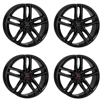 4 Alutec Felgen Ikenu 8.0Jx18 ET45 5x108 SW für FORD C-Max Edge Focus Kuga Galax