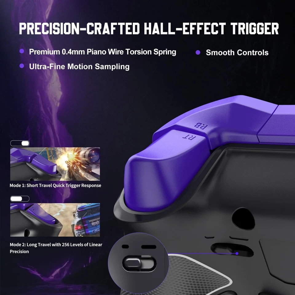 8K Wireless Gaming Controller for PC, Switch, Android, iOS - Dual Vibration - Image 4 of 4