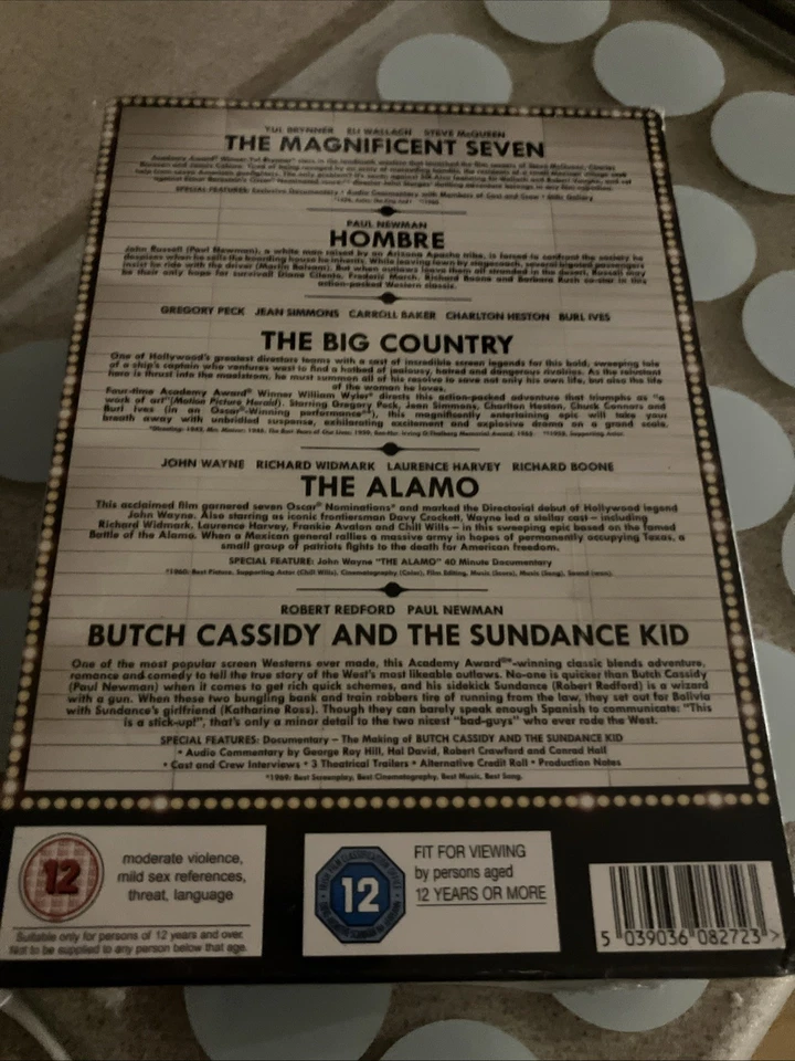 WESTERNS COLLECTION - 5 GREAT FILMS - NEW Sealed Free Postage - Image 3 of 3