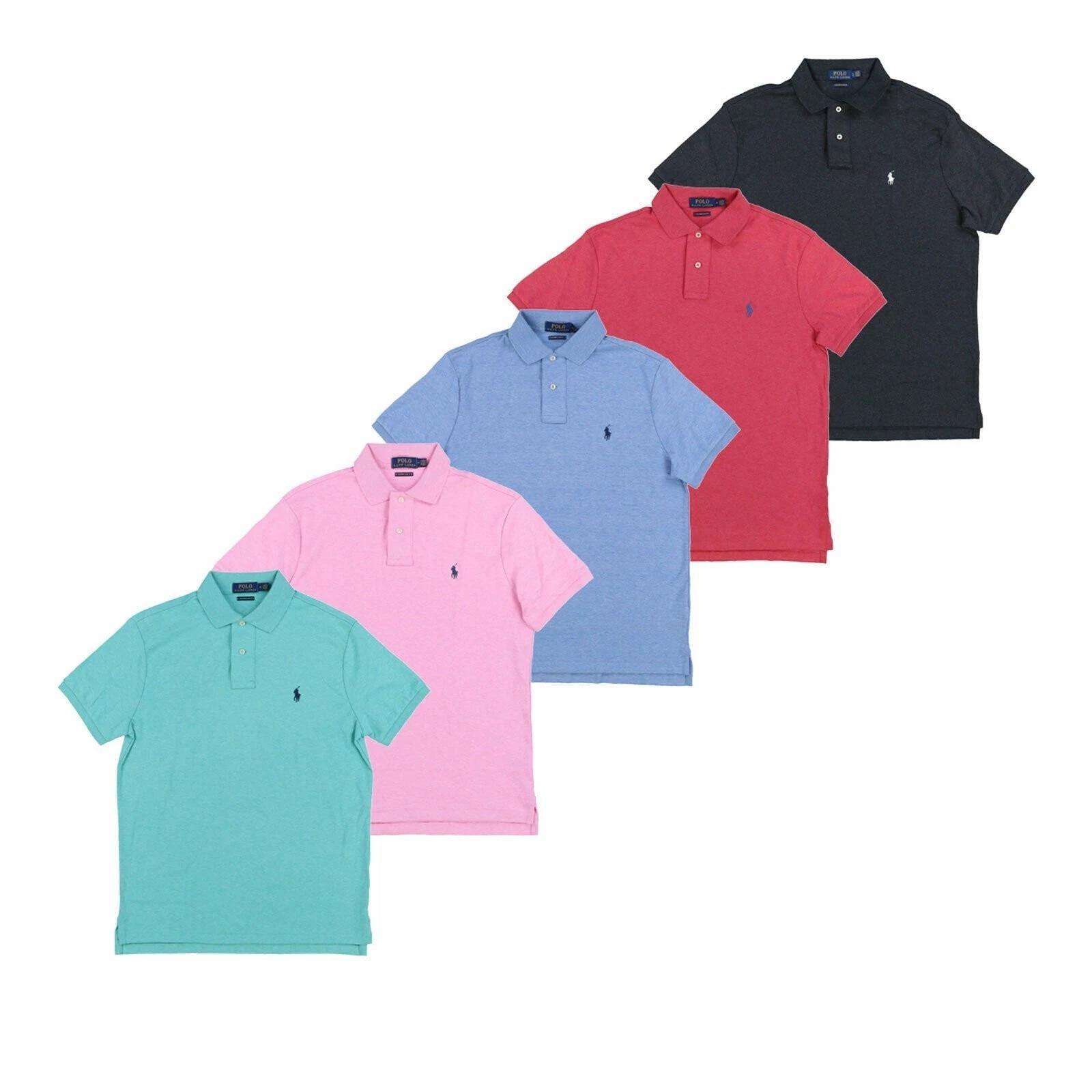 Polo Ralph Lauren Mens Custom Slim Fit Soft Interlock Short Sleeve Nwt S M L Xl
Opens in a new windo