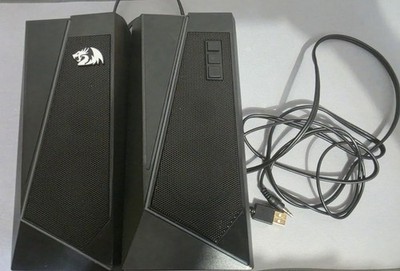 Red Dragon Black Anvil Stereo Gaming Computer Speaker GS520
