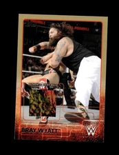 2015 Topps WWE Bray Wyatt Gold /10 Shirt Relic READ!!!!