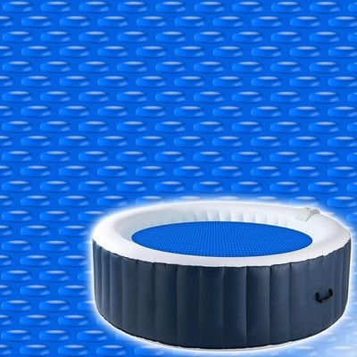 Solar Bubble Hot Tub Spa Cover for 6FT round Circle Inflatable Swimming Pool Bla