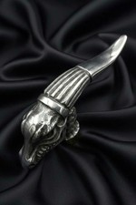 Handmade Dragon Skeleton Walking Stick   Gothic Steampunk Cane