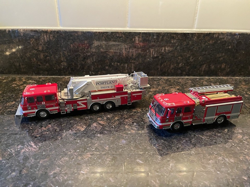 Code 3 Custom Portland Bureau Of Fire American LaFrance Eagle Truck 9 ...