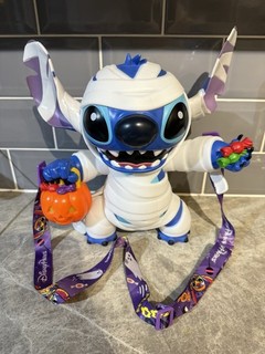 Walt Disney World Resort Parks Stitch Halloween Glow Popcorn Bucket Limited Edit