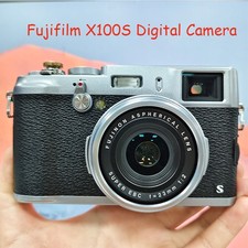 FUJIFILM Fuji X100S Silver 16.3MP Compact Digital Camera English Tested -90 New