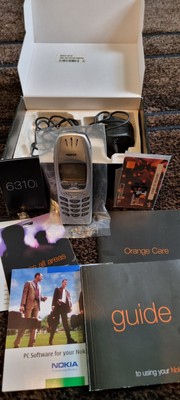  Vintage Retro Rare Nokia 6310i - Silber Handy Full Box Sammler 
