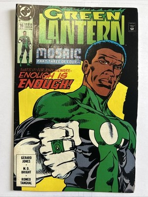 DC Comics GREEN LANTERN Vol. 3 No. 16. Sept 1991 (Box7) VG Condition