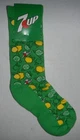 Dr Pepper 7 Up Lemon Lime Soda Soft Drink Logo Pair of Socks