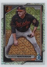 2024 Bowman Mega Box Chrome Mojo Refractor Gunnar Henderson #49 1cc0