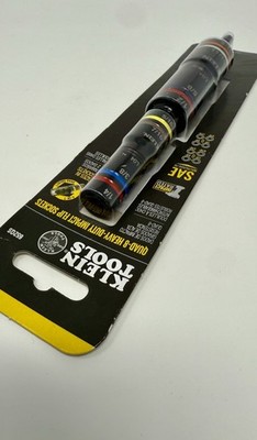 Klein Tools 652QS Quad-8 Deep-Well Heavy-Duty Impact Flip Sockets, SAE 8 Sizes