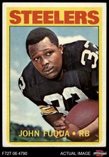 1972 Topps #77 John Fuqua Steelers Morgan St 4 - VG/EX
