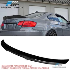 Fits 07-13 BMW E92 3-Series Coupe PSM Style Rear Trunk Spoiler ABS Gloss Black